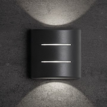 LED vanjska zidna svjetiljka REFAZI LED/6W/230V IP54 antracit