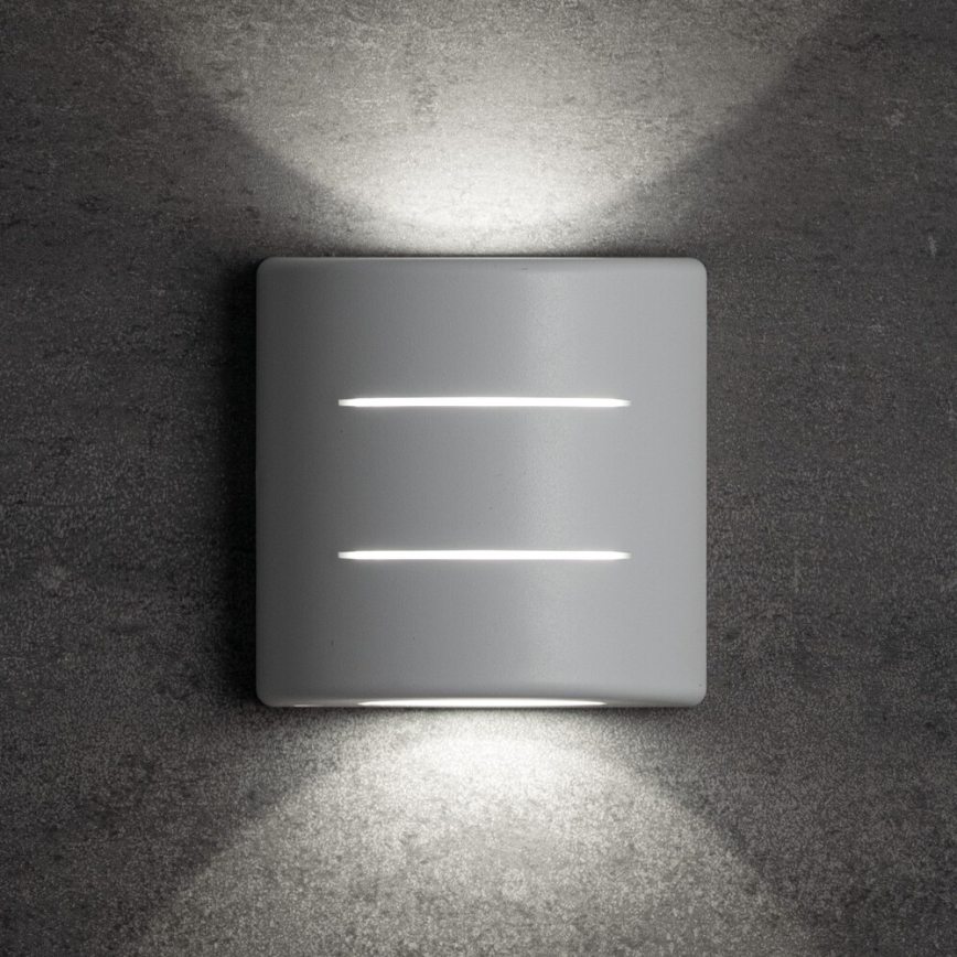 LED vanjska zidna svjetiljka REFAZI LED/6W/230V IP54 bijela