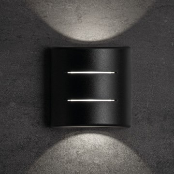 LED vanjska zidna svjetiljka REFAZI LED/6W/230V IP54 crna