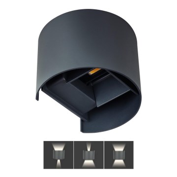 LED Vanjska zidna svjetiljka REKA LED/7W/230V IP54 antracit