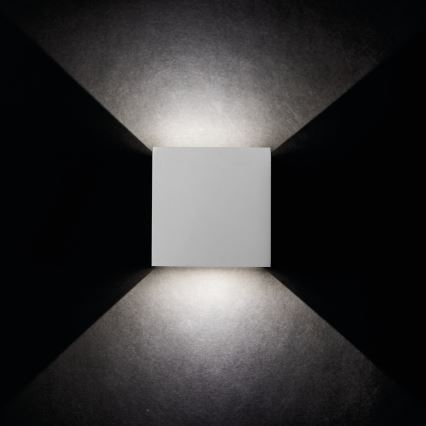 LED Vanjska zidna svjetiljka REKA LED/7W/230V IP54 bijela