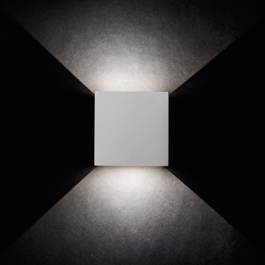 LED Vanjska zidna svjetiljka REKA LED/7W/230V IP54 bijela