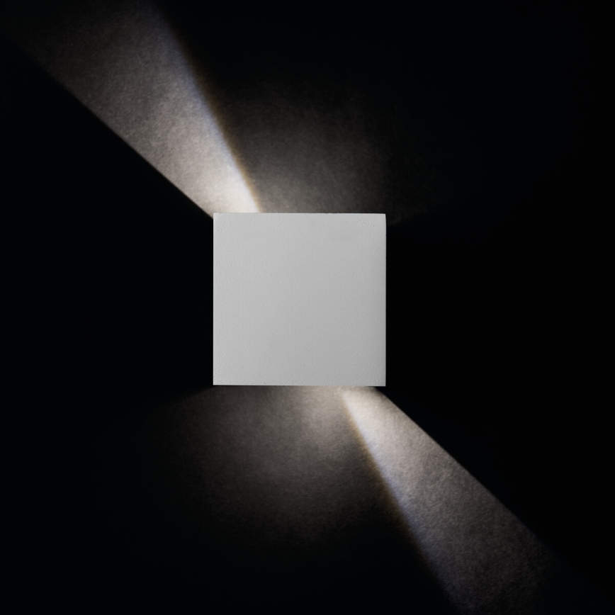 LED Vanjska zidna svjetiljka REKA LED/7W/230V IP54 bijela