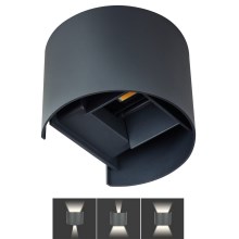 LED Vanjska zidna svjetiljka REKA LED/7W/230V IP54 crna