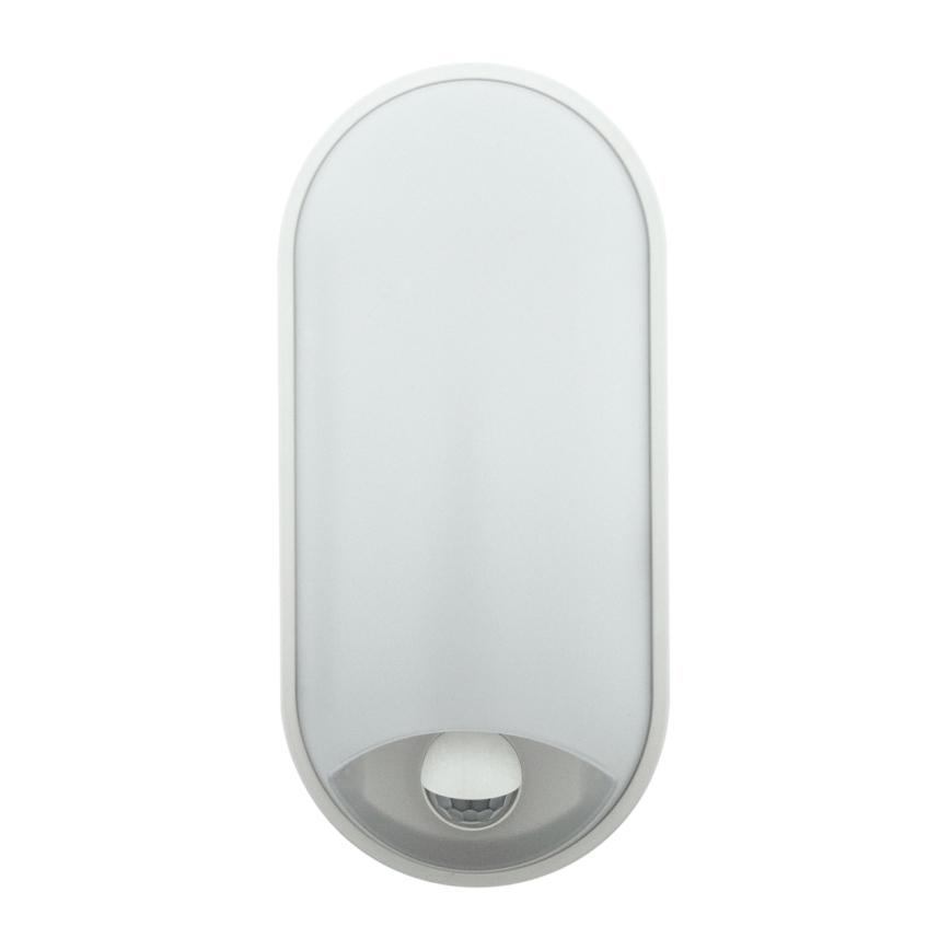Prigušivo LED vanjsko zidno svjetlo sa senzorom pokreta LED/12/15/18W/230V 3000K/4000K/6500K IP65 crna/bijela