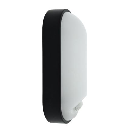 Prigušivo LED vanjsko zidno svjetlo sa senzorom pokreta LED/12/15/18W/230V 3000K/4000K/6500K IP65 crna/bijela