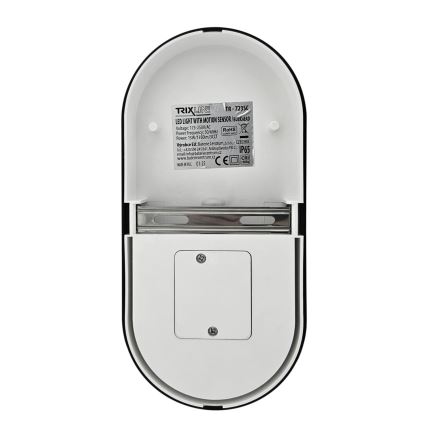 Prigušivo LED vanjsko zidno svjetlo sa senzorom pokreta LED/12/15/18W/230V 3000K/4000K/6500K IP65 crna/bijela
