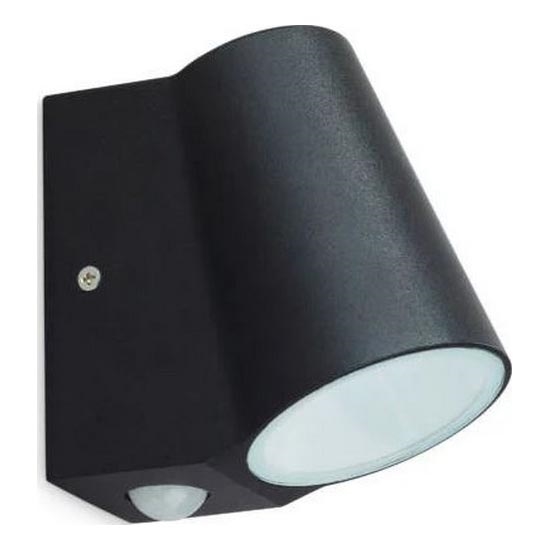 LED Vanjska zidna svjetiljka sa senzorom BUNOL LED/6W/230V IP44 crna