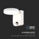 LED Vanjska zidna fleksibilna svjetiljka sa senzorom LED/17W/230V IP65 3000K bijela
