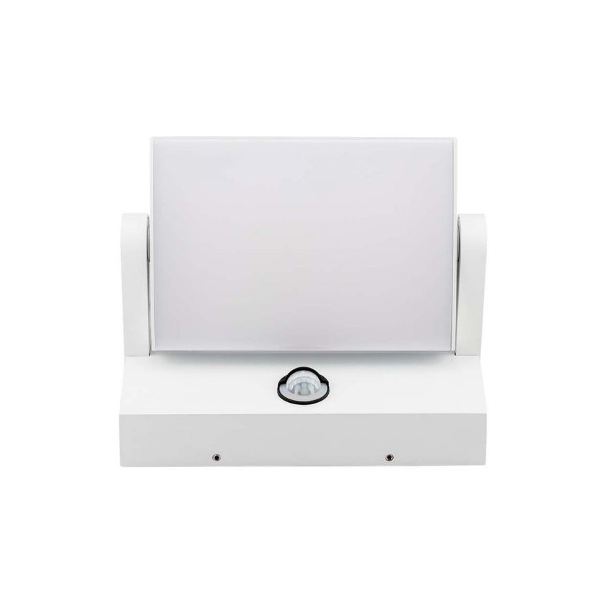 LED Vanjska zidna svjetiljka sa senzorom LED/17W/230V 4000K IP65 bijela