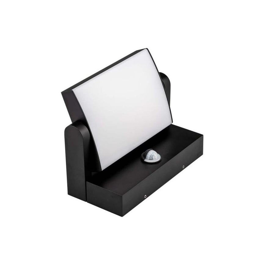 LED Vanjska zidna svjetiljka sa senzorom LED/17W/230V 4000K IP65 crna