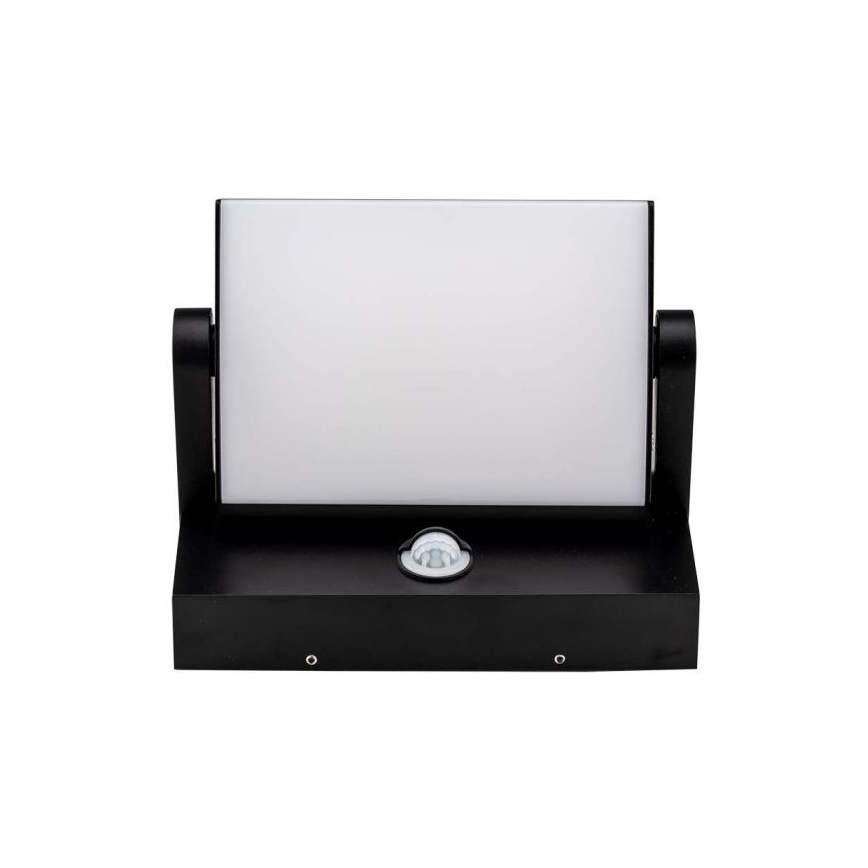 LED Vanjska zidna svjetiljka sa senzorom LED/17W/230V 4000K IP65 crna