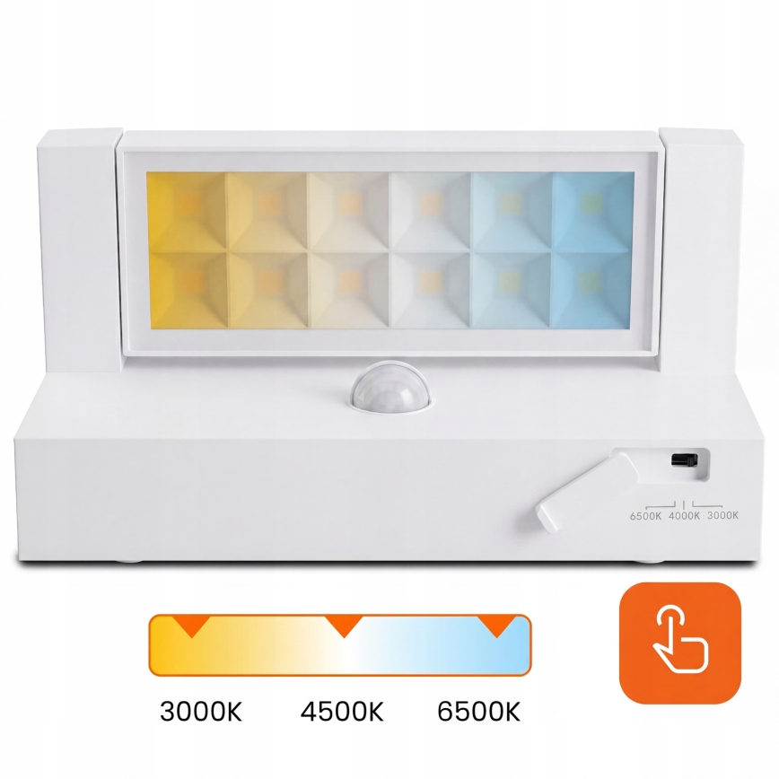 LED vanjsko zidno svjetlo sa senzorom pokreta i sumraka LED/25W/230V 3000/4000/6500K IP54 bijelo