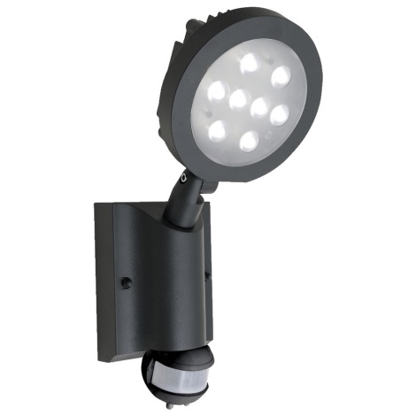 LED Vanjska zidna svjetiljka sa senzorom NEVADA 8xLED/1W/230V IP54