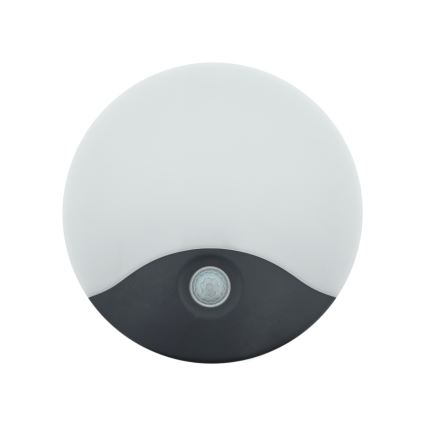 LED vanjska zidna svjetiljka sa senzorom pokreta LED/18W/230V IP44 antracit