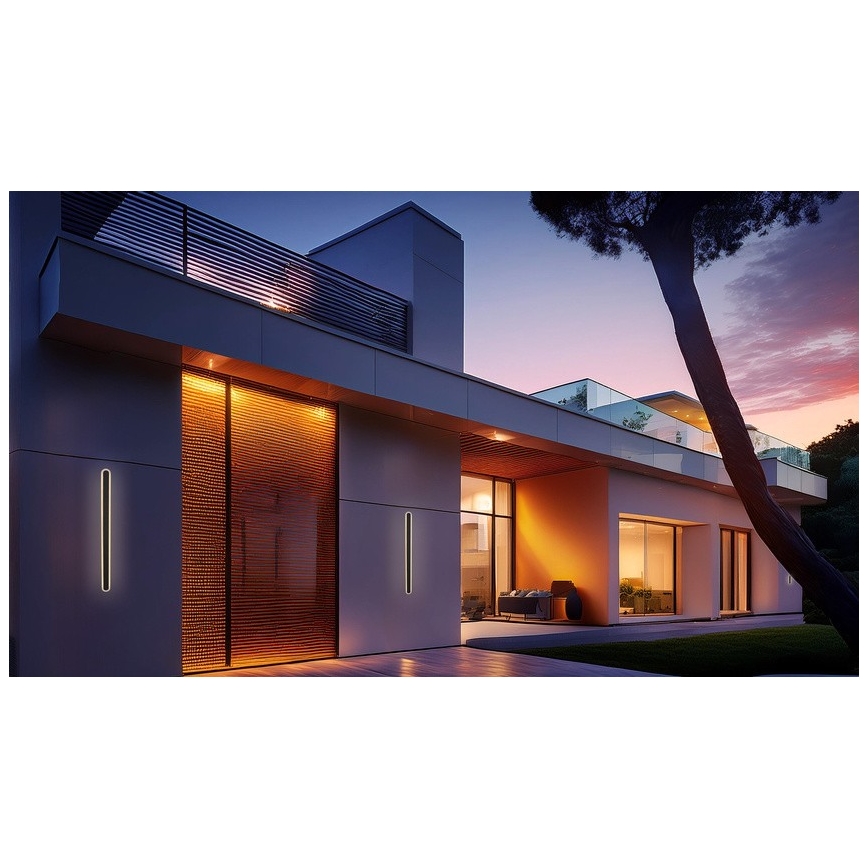 LED Vanjska zidna svjetiljka STICK LED/12W/230V IP65 3000K 60 cm