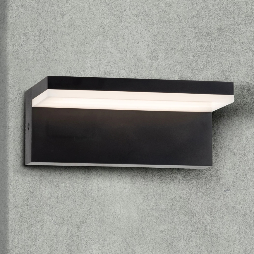 LED Vanjska zidna svjetiljka TESA LED/10W/230V IP54 crna