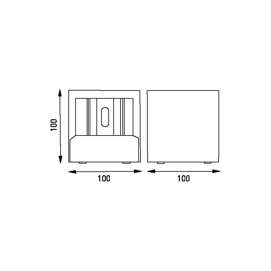 LED Vanjska zidna svjetiljka TILL LED/6W/230V IP44