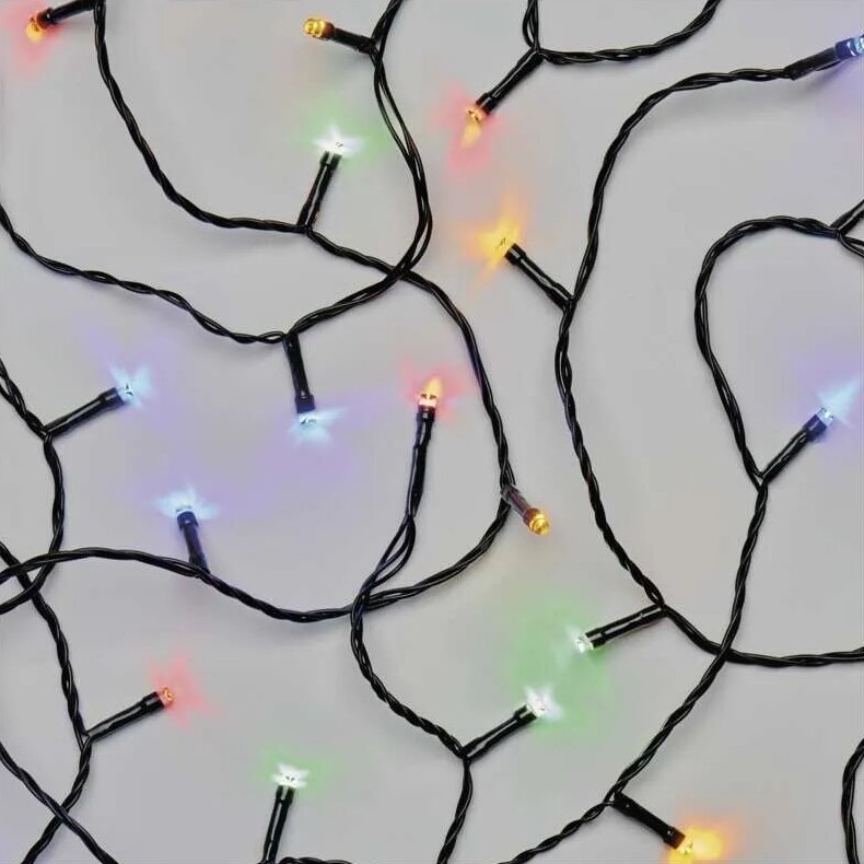 LED Vanjske božićne lampice 100xLED/10m IP44 multicolor