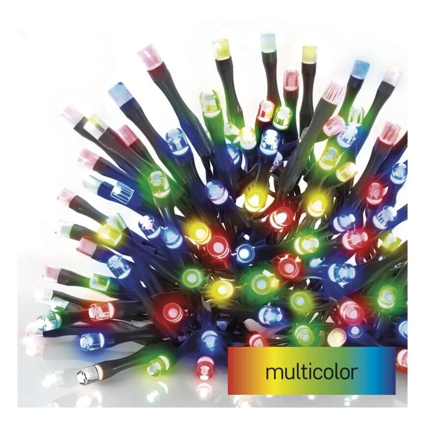 LED Vanjske božićne lampice 100xLED/10m IP44 multicolor