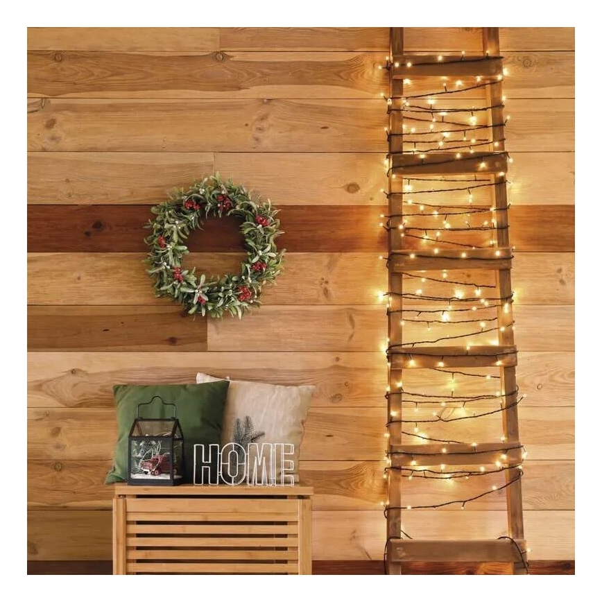 LED Vanjske božićne lampice 100xLED/10m IP44 topla bijela