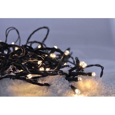 LED Vanjske božićne lampice 500xLED/8 funkcija IP44 55m topla bijela