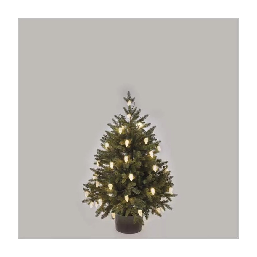 LED Vanjske božićne lampice 50xLED/8 funkcija 14,8 m IP44 topla bijela