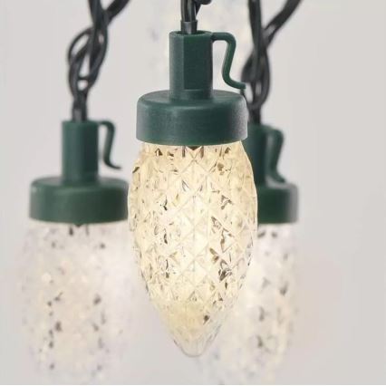 LED Vanjske božićne lampice 50xLED/8 funkcija 14,8 m IP44 topla bijela