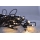 LED Vanjske božićne lampice 50xLED/8 funkcija/3xAA 8m IP44 topla bijela