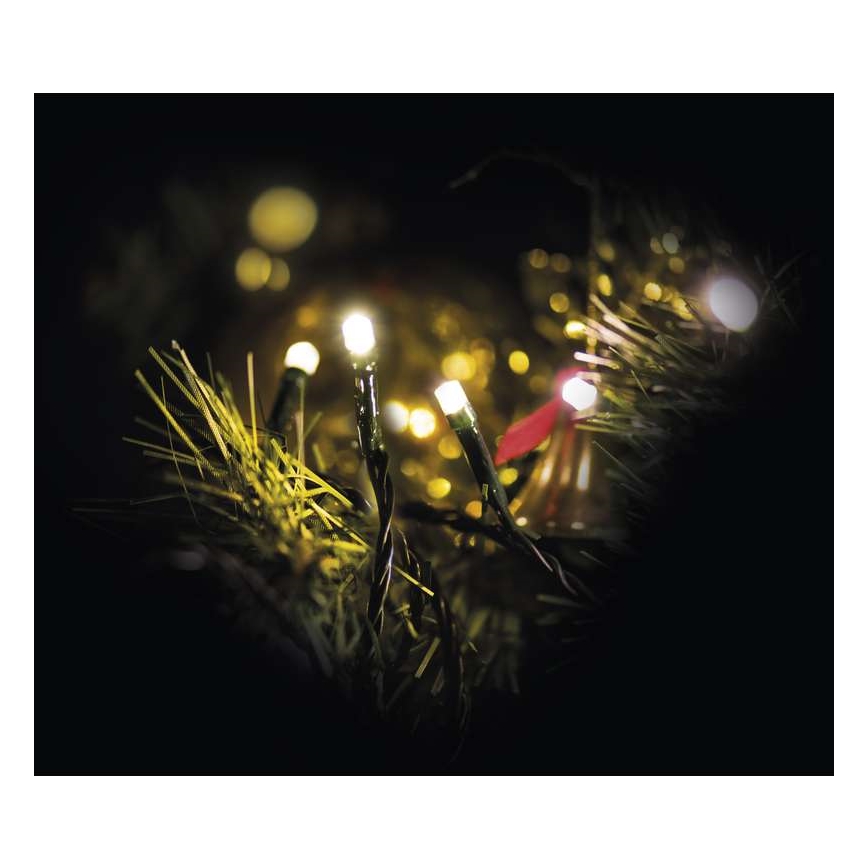 LED Vanjske božićne lampice 80xLED/13m IP44 topla bijela