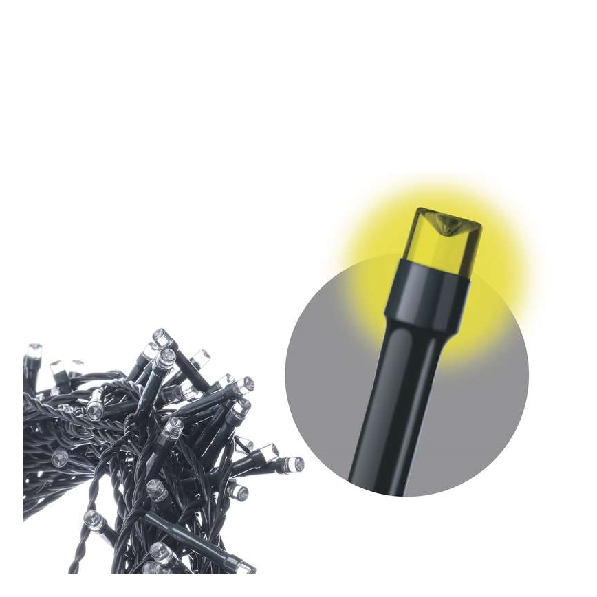 LED Vanjske božićne lampice 80xLED/13m IP44 topla bijela