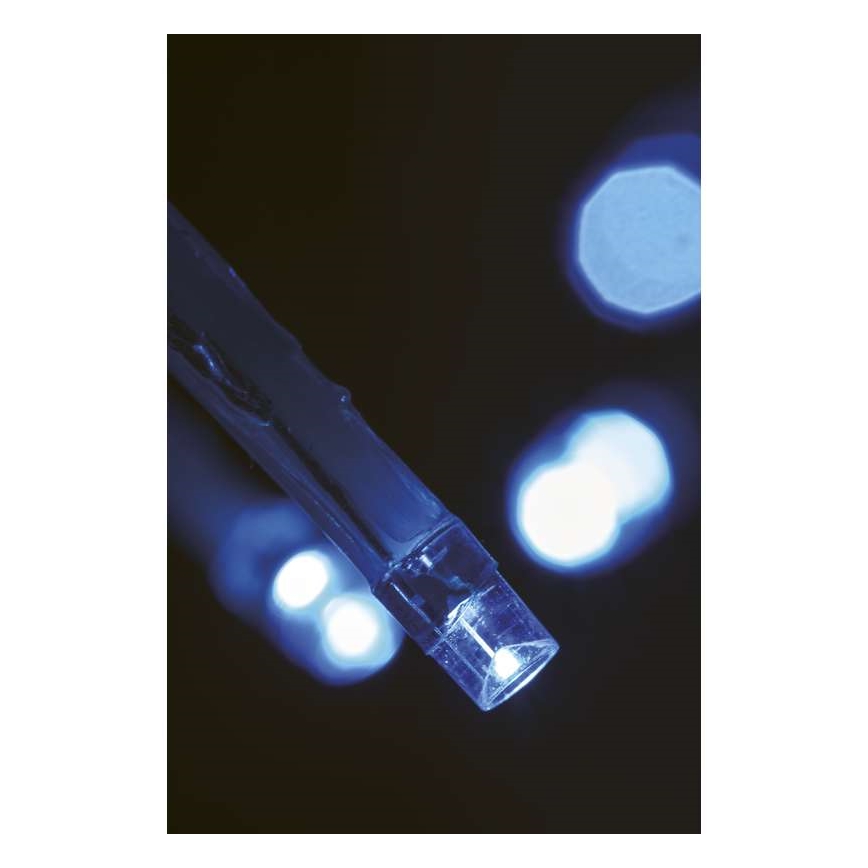 LED Vanjske Božićne lampice CHAIN 180xLED/8 funkcija 8m IP44 hladna bijela