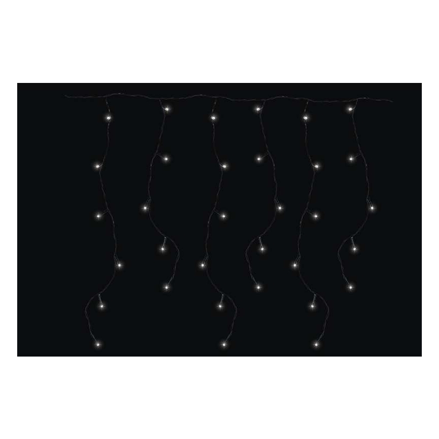 LED Vanjske Božićne lampice CHAIN 180xLED/8 funkcija 8m IP44 hladna bijela