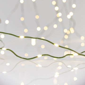 LED Vanjske božićne lampice LINE 700xLED/8 funkcija 40 m IP44 topla bijela