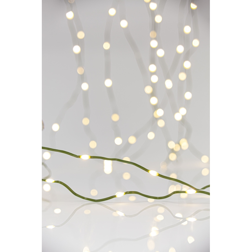 LED Vanjske božićne lampice LINE 700xLED/8 funkcija 40 m IP44 topla bijela
