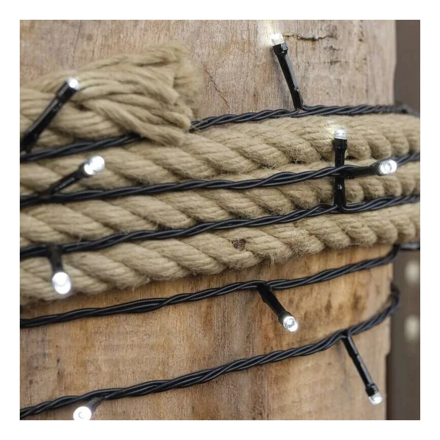 LED Vanjska božićna girlanda 100xLED/10m IP44 hladno bijela