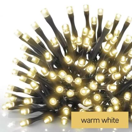 LED Vanjski božićni lanac 100xLED/1x2m IP44 topla bijela