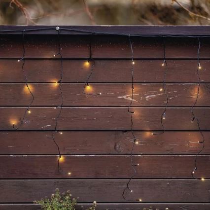 LED Vanjska božićna girlanda 100xLED/2,5x0,9m IP44 toplo bijela