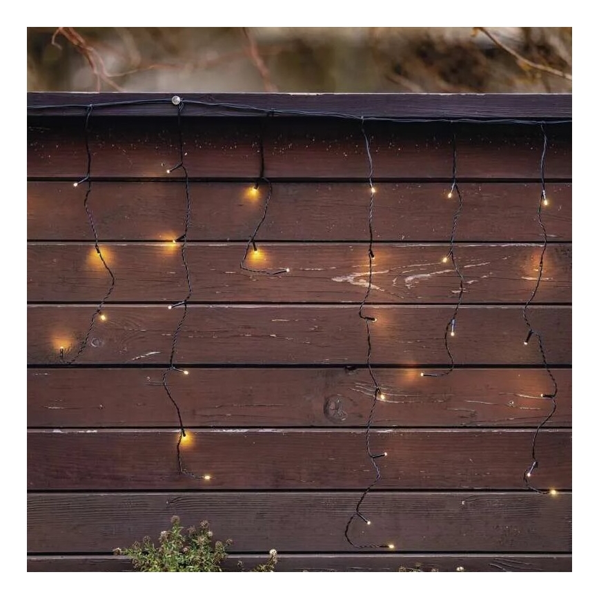 LED Vanjska božićna girlanda 100xLED/2,5x0,9m IP44 toplo bijela