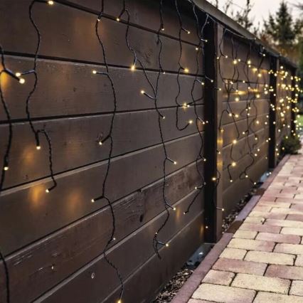 LED Vanjska božićna girlanda 100xLED/2,5x0,9m IP44 toplo bijela