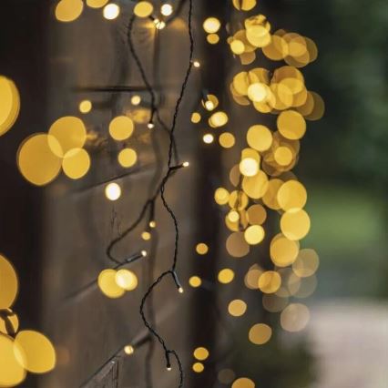 LED Vanjska božićna girlanda 100xLED/2,5x0,9m IP44 toplo bijela