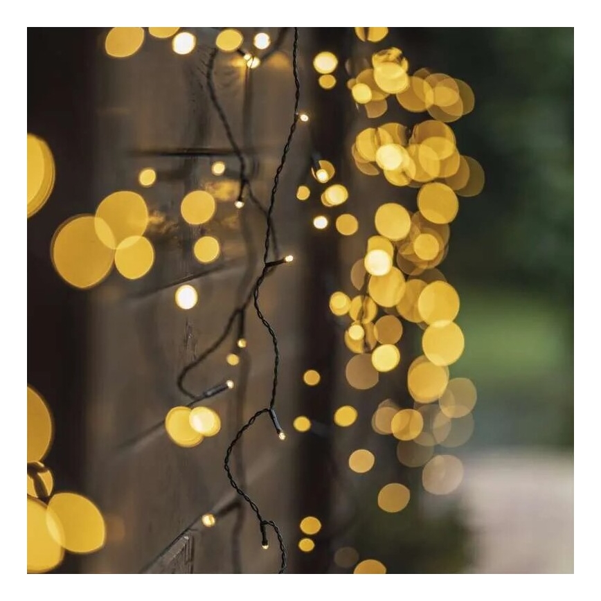 LED Vanjska božićna girlanda 100xLED/2,5x0,9m IP44 toplo bijela