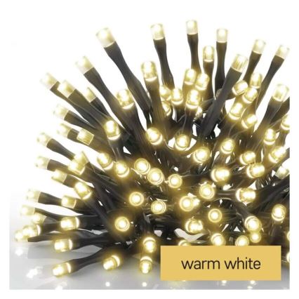 LED Vanjska božićna girlanda 100xLED/2,5x0,9m IP44 toplo bijela