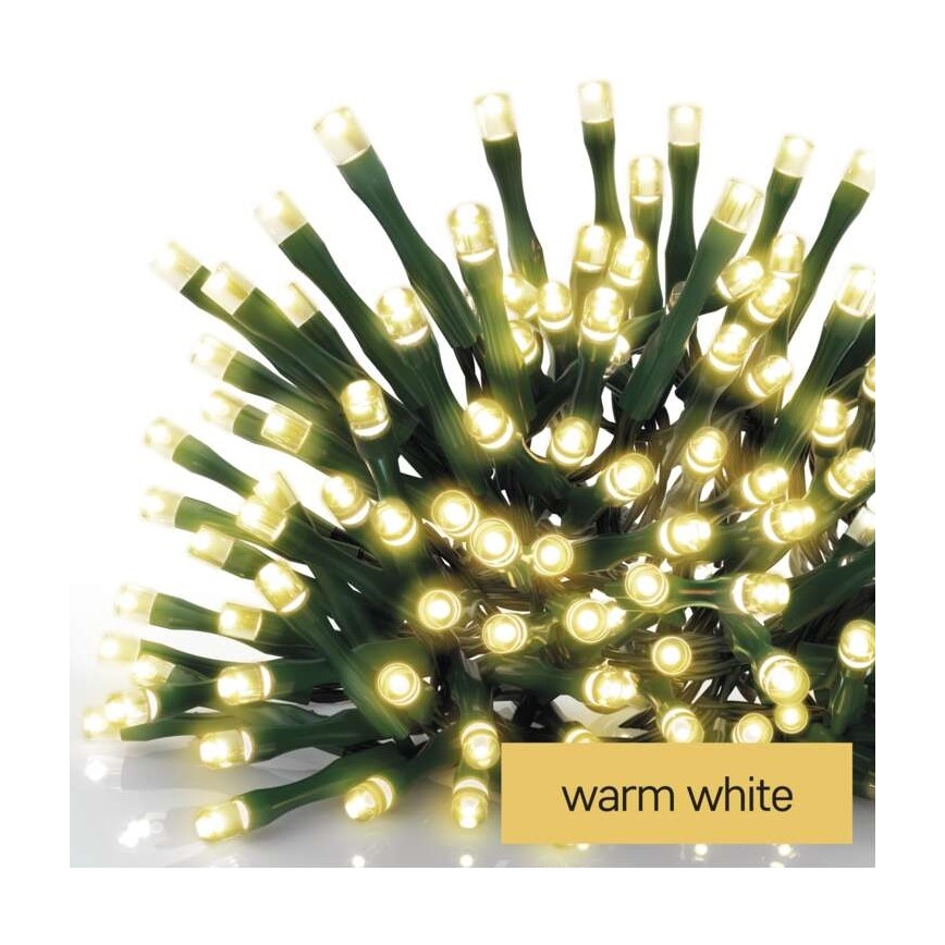 LED Vanjski Božićni lanac 120xLED/8 načina rada 17m IP44 topla bijela