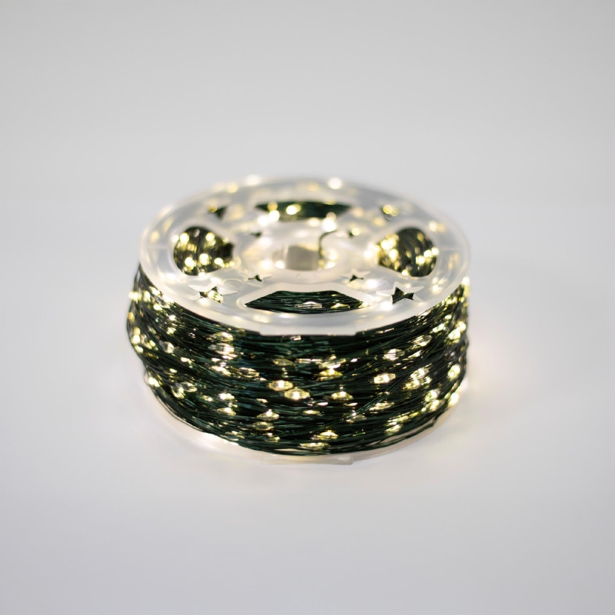 LED vanjski božićni niz 1500xLED/230V 8 funkcija 153 m IP44 topla bijela + daljinski upravljač