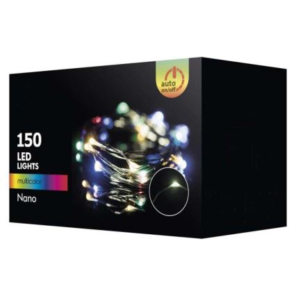 LED Vanjski božićni lanac 150xLED 20m IP44 multicolor