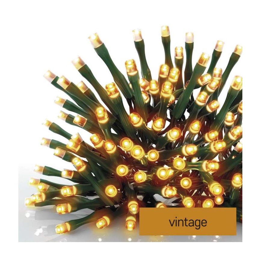 LED Vanjski Božićni lanac 180xLED/23m IP44 vintage