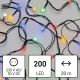 LED Vanjski Božićni lanac 200xLED/25m IP44 multicolor