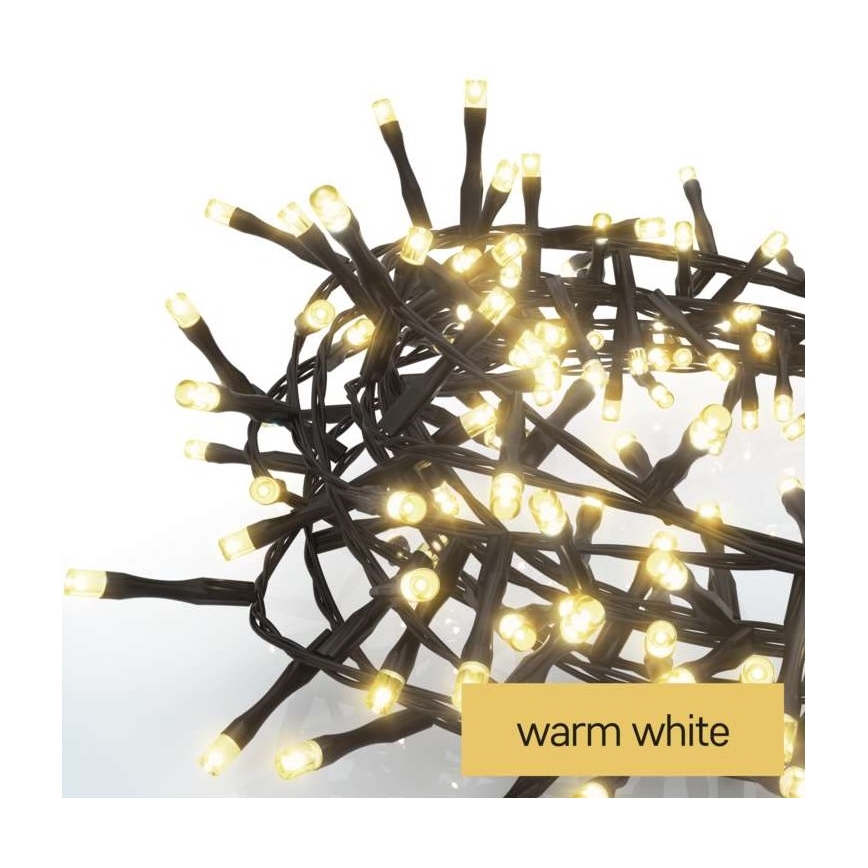 LED Vanjski Božićni lanac 300xLED/11m IP44 topla bijela