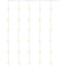 LED Vanjski Božićni lanac 30xLED/3,9m IP44 zvijezde
